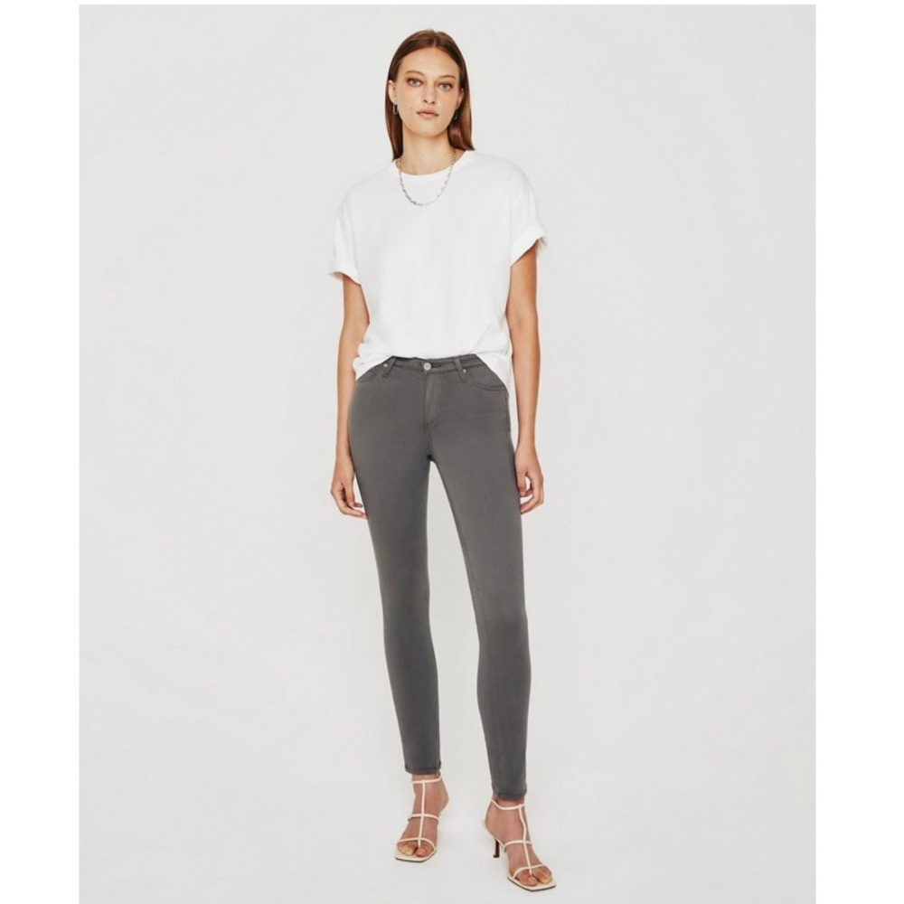 AG Women’s The Audrey Skinny Straight Gray Jeans Size 27
